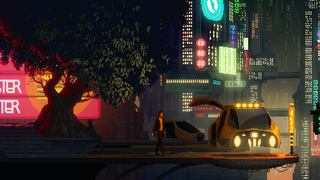 A Very Pretty Cyberpunk Video Game